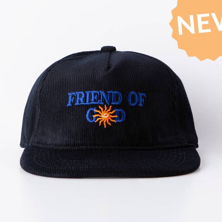 Friend of God Corduroy Hat for wholesale by GLO- God's Love Overcomes