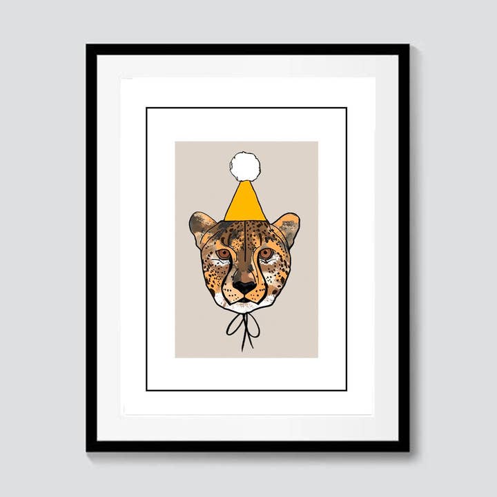 Cheetah A4 Konsttryck för wholesale av STETCH