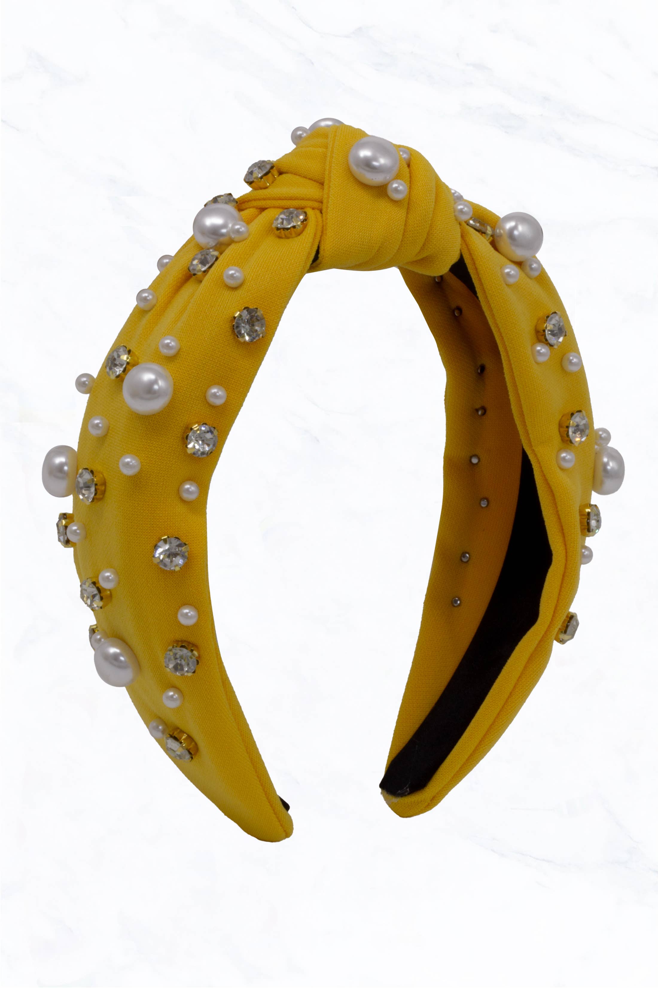 Suzie Q USA – Großhandel Fashion-Stirnband – Damen – Geknotetes Stirnband mit Perlen und Strasssteinen10