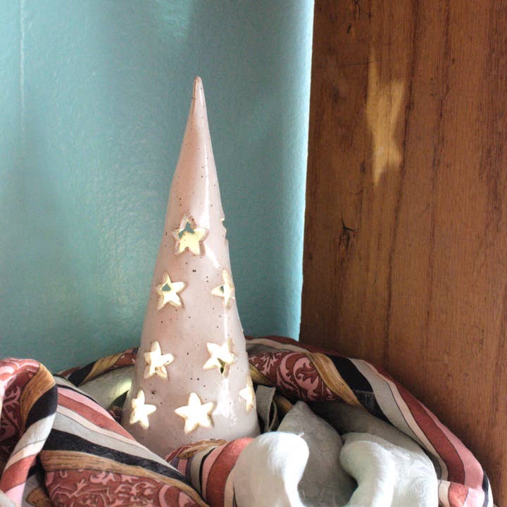 Ceramic Heights - Wholesale Candle Holder - Ceramic tree with stars for incense, candles1