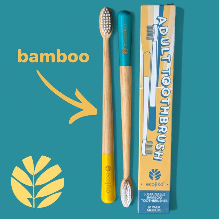 ecojiko – wholesale Toothbrush – Sustainable Bamboo Toothbrush, Adult Medium Toothbrush4