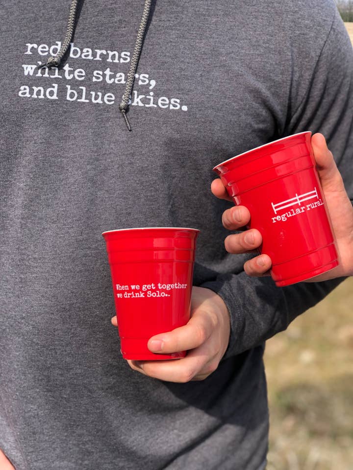 red, white, and blue - Lightweight Hoodie for wholesale by regular rural