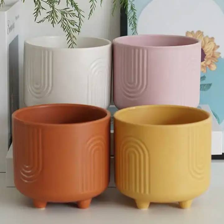 Jade and Clover - Wholesale Plant Pot - Rainbow Ceramic Pot4
