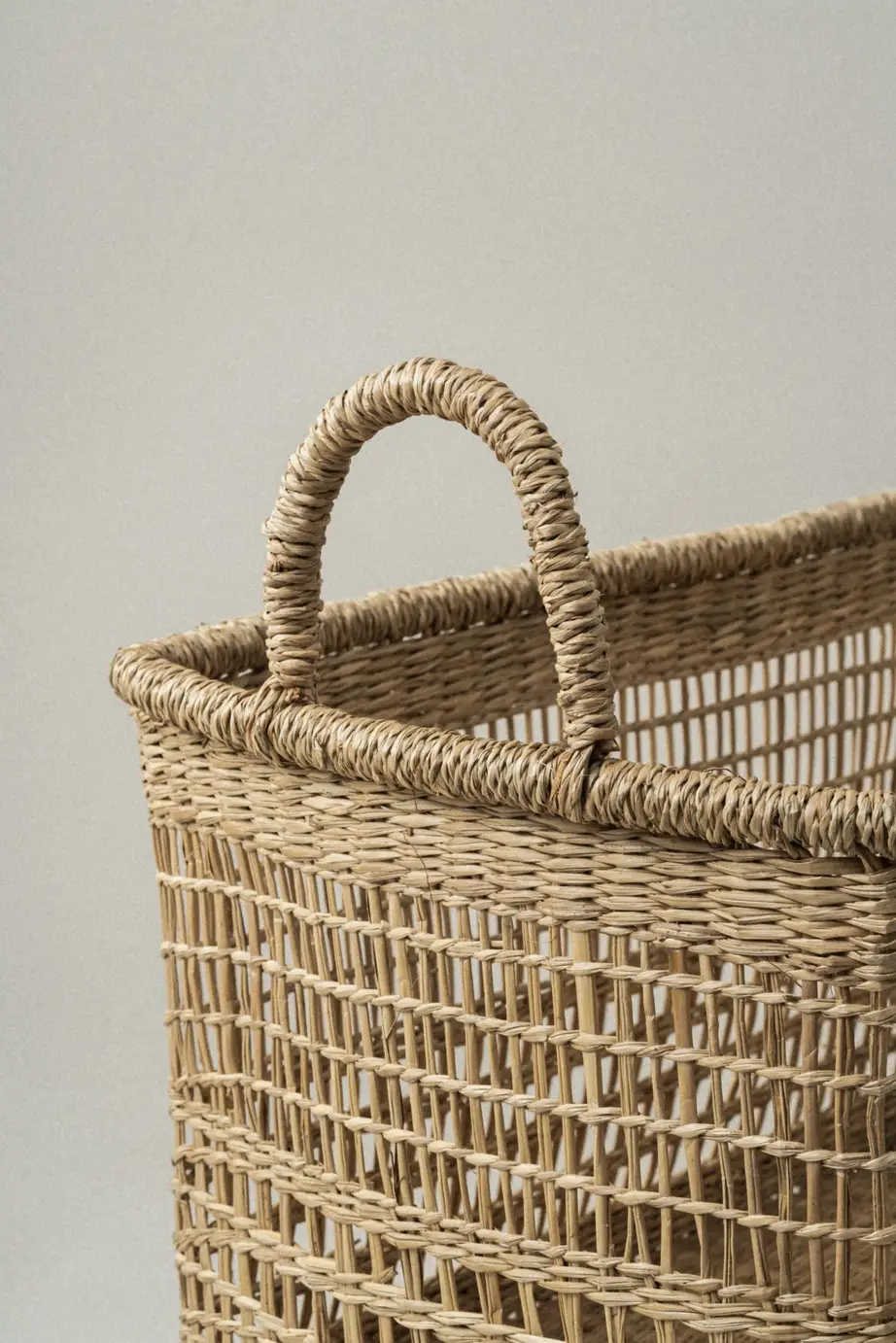 SUNNY HOME - Wholesale Basket - Seagrass Storage Basket with Handles – Salema Rectangular L5