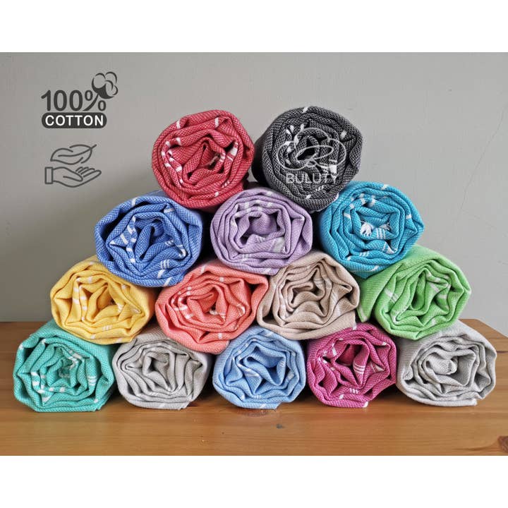 Buluty - Wholesale Beach Towel - Soft Turkish Beach Towel ,Sand Free, Quick Dry, Hammam Towel