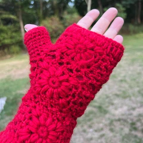 Scaldamani Guanti Senza Dita 100% Lana BORDEAUX/ROSSO per la vendita all'ingrosso da parte di GSZ corporation DBA Gabriella's Gifts