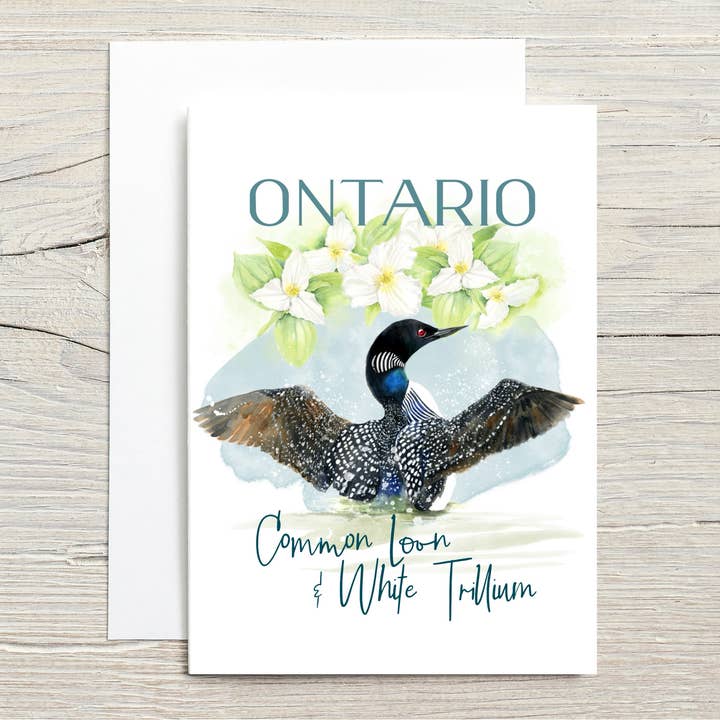 Fleurs et oiseaux de l'Ontario, Canada pour la vente par Christy Obalek Illustration