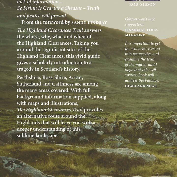 Luath Press Ltd – wholesale History & Geography – The Highland Clearances Trail by Rob Gibson1