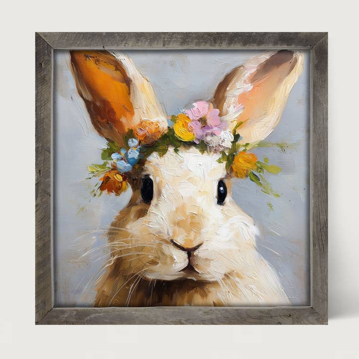 Spring Season Tan Bunny for wholesale by ginger blue