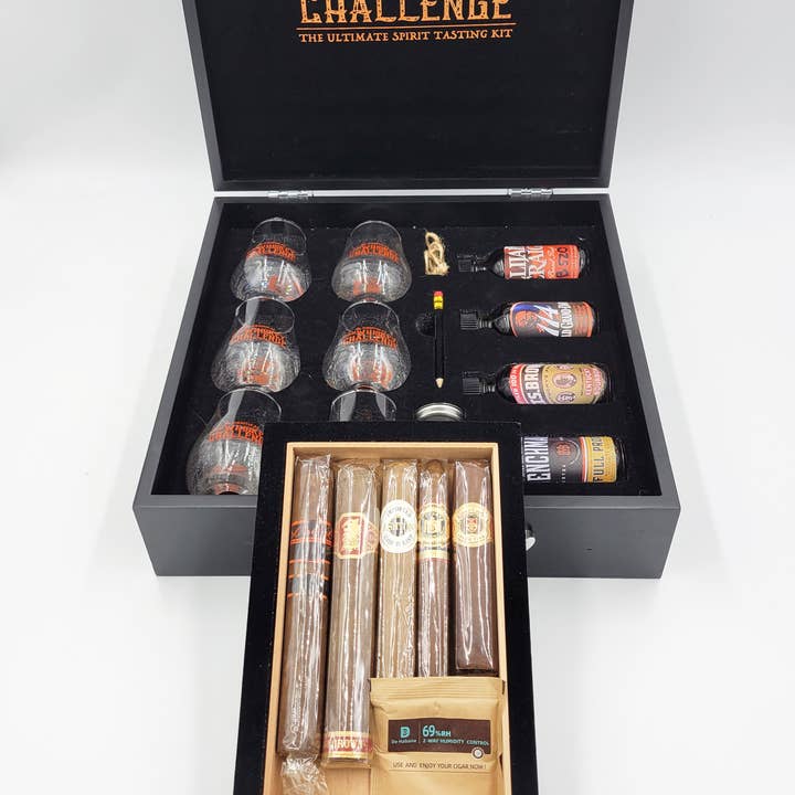 The Original Great Whiskey Challenge - Wholesale Humidor/Cigar Accessory - GWC CIGAR Option Master Edition Blind Tasting Kit