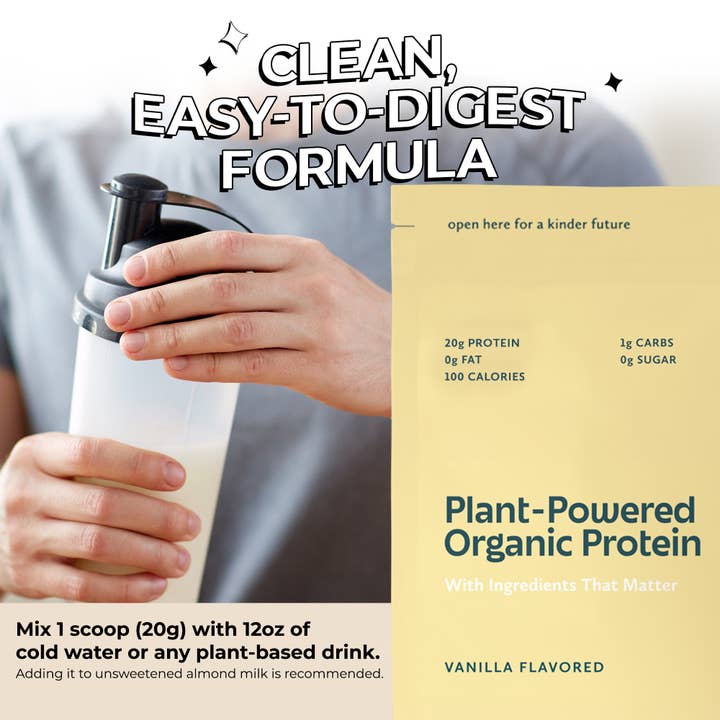 Future Kind - Wholesale Protein/Superfood Powder - Organic Vegan Protein Powder - Vanilla Flavored