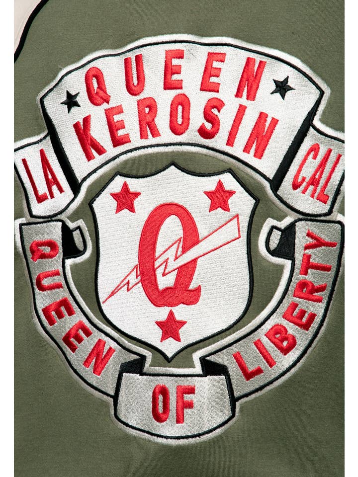 KING KEROSIN - Wholesale Varsity/Baseball Jacket - Women's - Queen of Liberty college jacket4