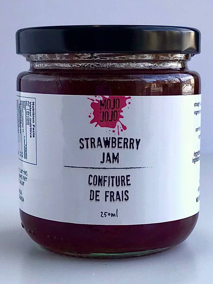 Pure Strawberry Jam - Simple and Delicious for wholesale by Mojo Jojo Pickles and Preserves