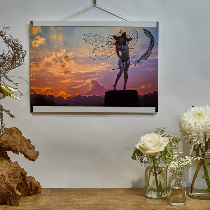 Impressão fotográfica de 'White feather 2' por atacado de Fantasywire