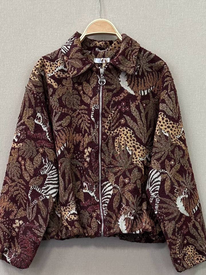 SWEET MAGIC MODA Y COMPLEMENTOS - Wholesale Jacket - Women's - BOMBER JACKET WITH LAPEL0