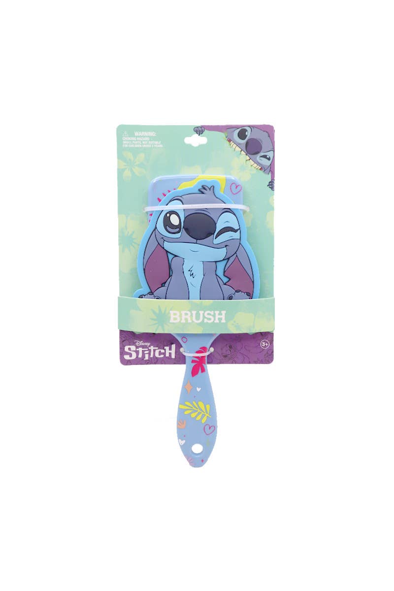 PINEAPPLE Beauty - Wholesale Hair Brush/Comb - UPD LS715 Disney Stitch Paddle Hair Brush - 12 pcs1