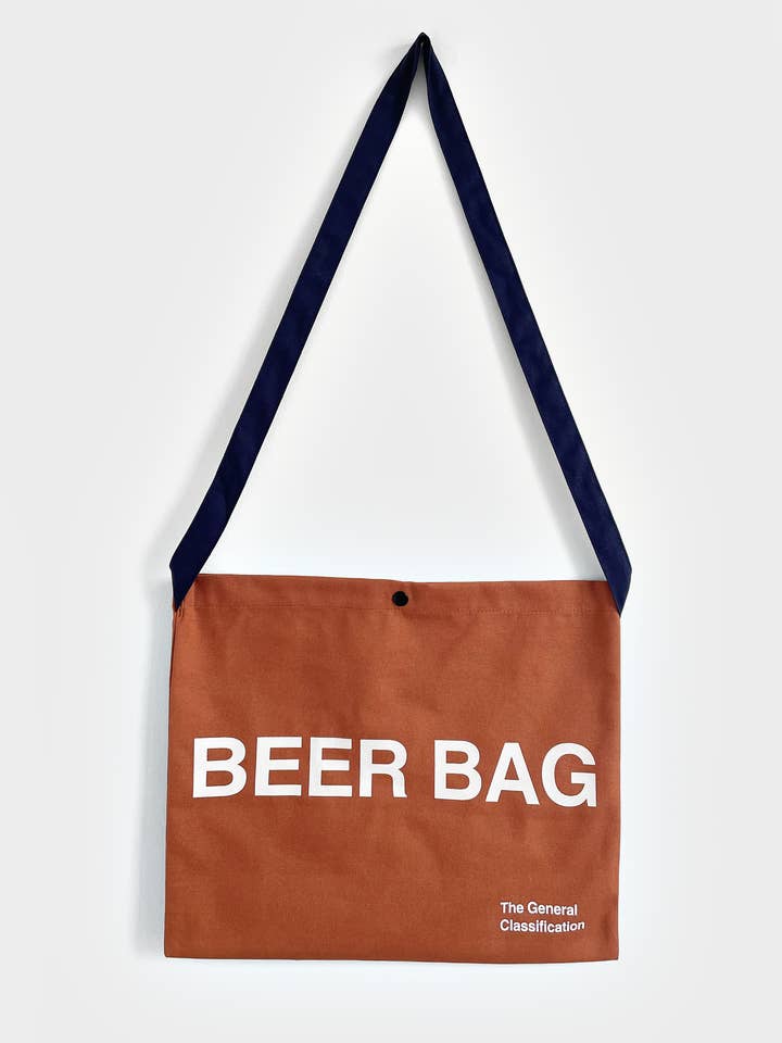 Öl Väska Musette Brun & Marinblå för wholesale av The General Classification