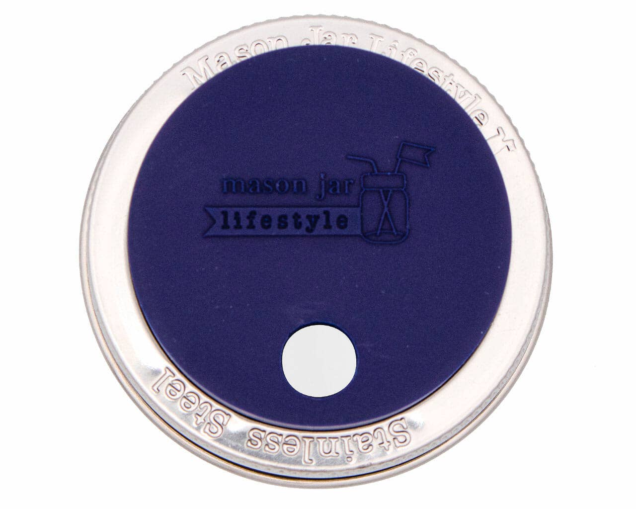 Mason Jar Lifestyle - Wholesale Drink Lids - Silicone Straw Hole Tumbler with Stainless Steel Band for Mason Jars6