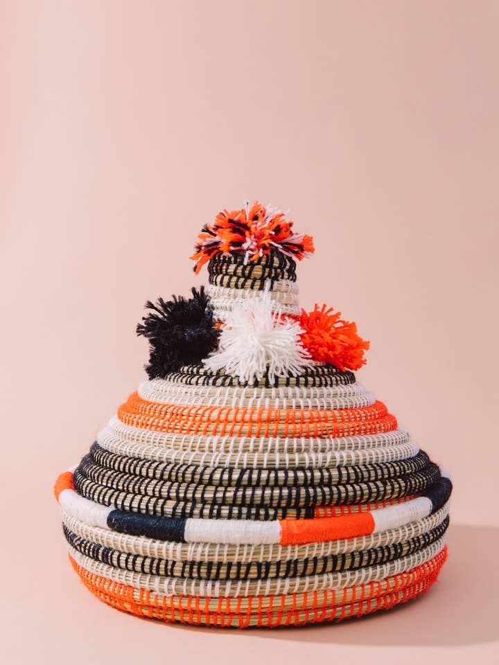 Tajin - Woven Decorative Berber Basket for wholesale by Molave