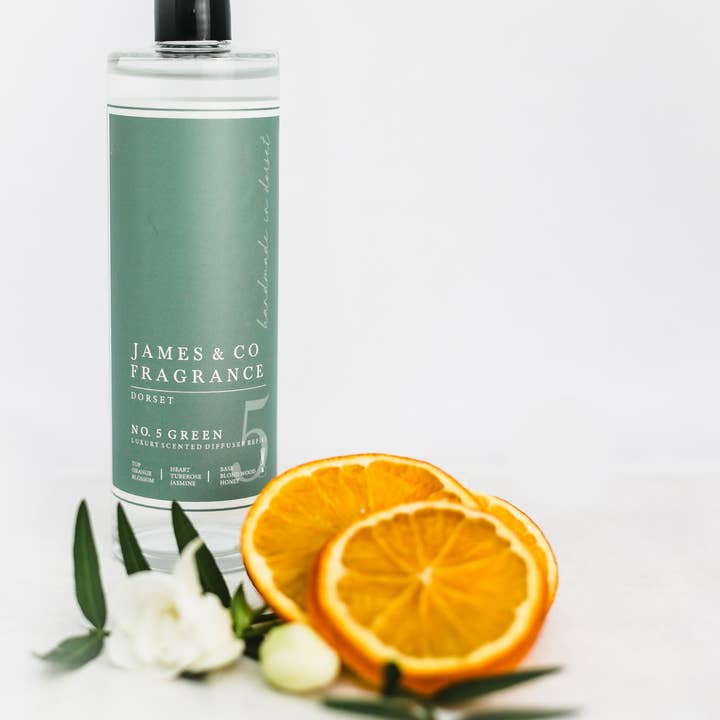 James & Co Fragrance - Wholesale Fragrance Oil - No. 5 Green Diffuser Refill Oil0