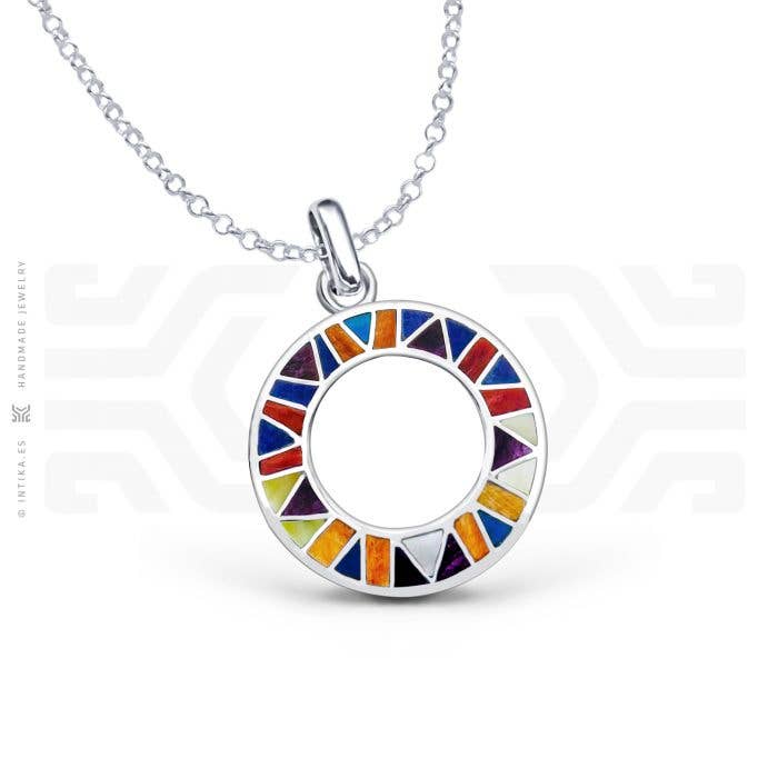 Collier Calendrier veelkleurig voor wholesale door ÍNTIKA Jewelry