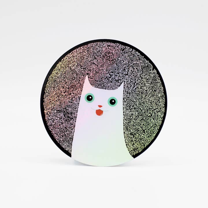 "Inkblep" Holographic Sticker for wholesale by Belu Malu