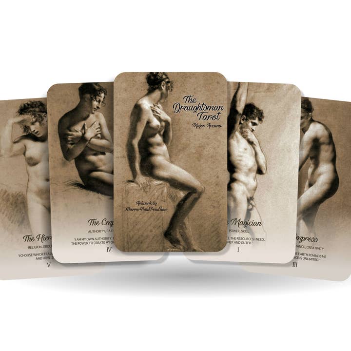 The Draughtsman Tarot - Major Arcana - Nude Tarot for wholesale by Ibiza Tarot USA