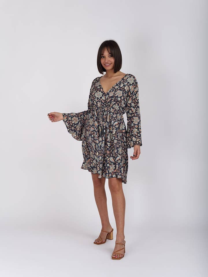 Bijondo - Venta al por mayor Vestido - Mujer - Vestido Seda Anouk