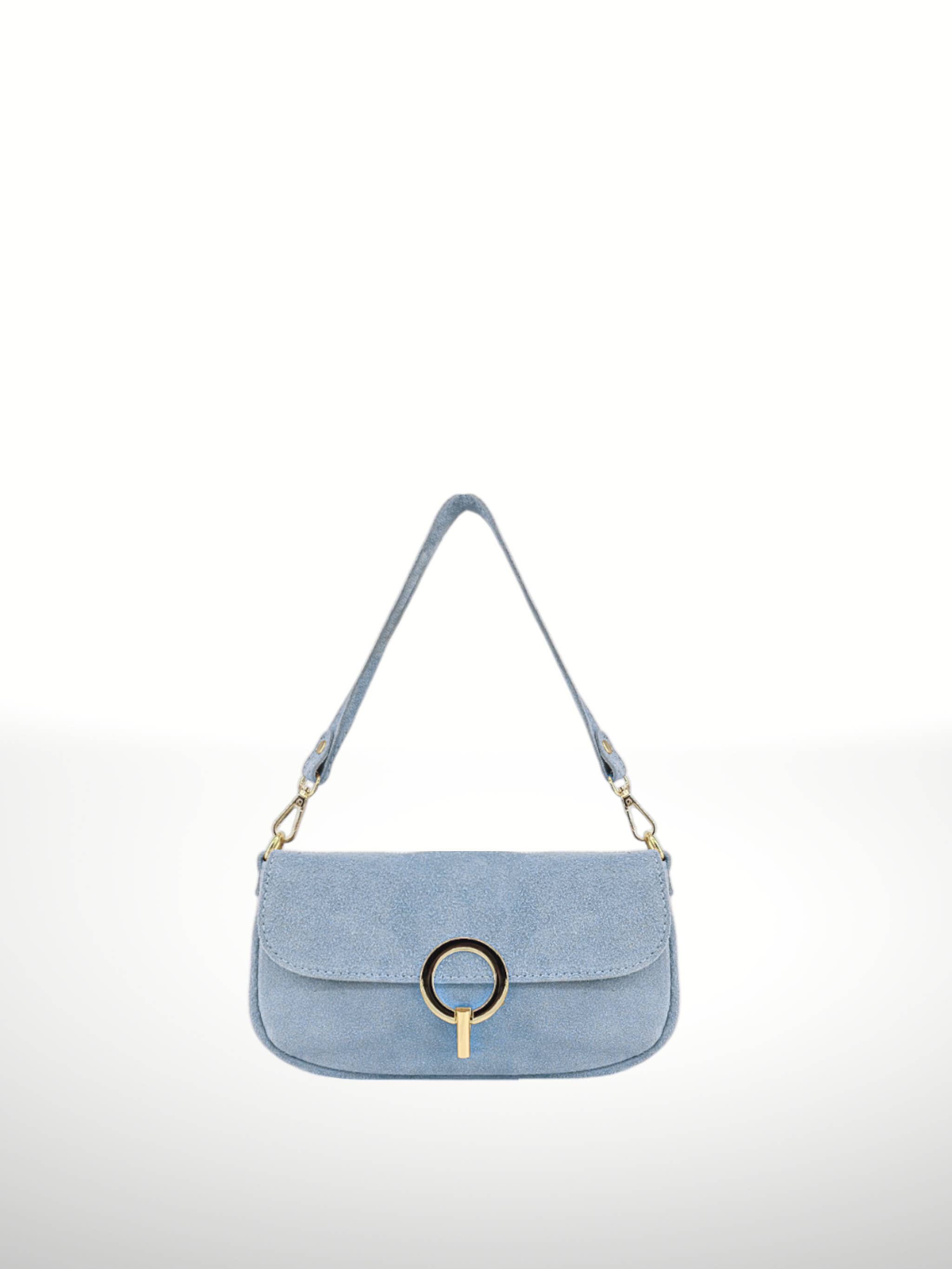 ITALIAN'S LEATHER – Großhandel Schultertasche – Damen – Nuria Lederhandtasche aus Wildleder 2503051