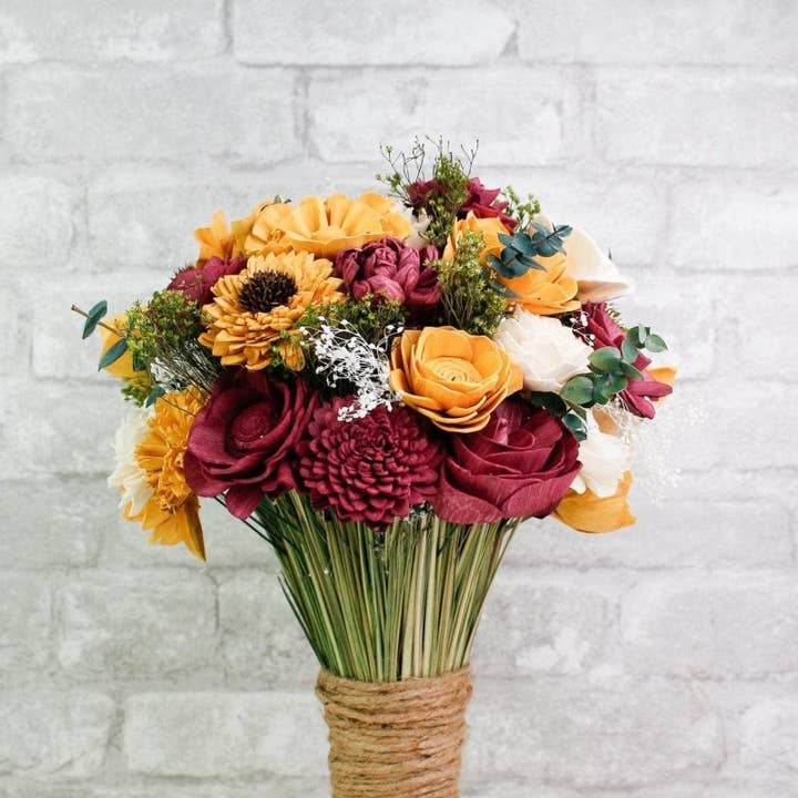 Sola Wood Flowers - Wholesale Dried/Pressed Flowers - Baby's Breath (White)9