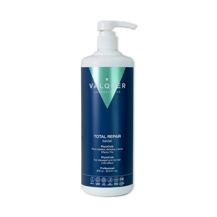 Maschera Total Repair Zero % capelli danneggiati 975 ml per la vendita all'ingrosso da parte di Valquer Laboratorios