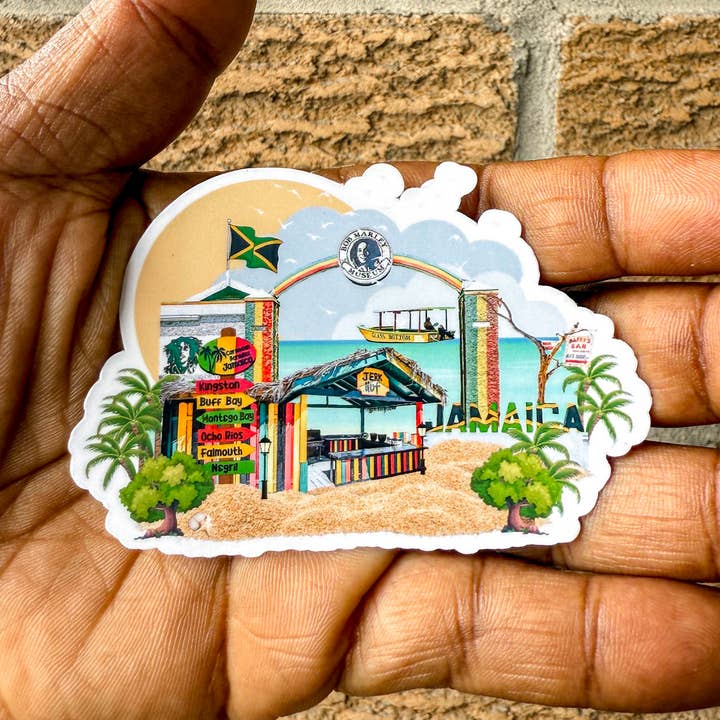 Jamaica Sticker for wholesale by simply blessed shy