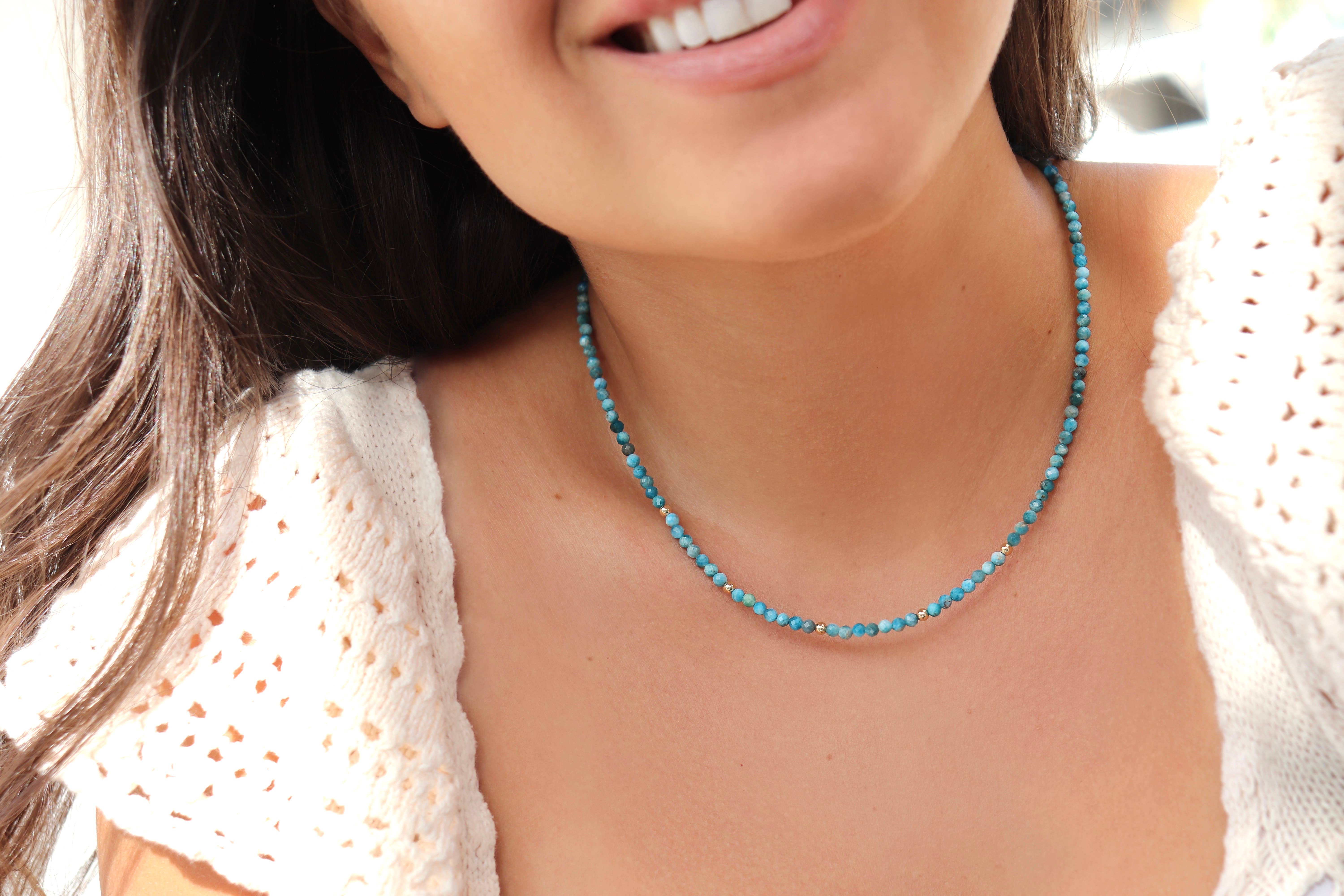 Kaylie Dawn Jewelry - Wholesale Beaded/Pearl Necklace - Candy Handmade Gemstone Beaded Necklace - Gold or Silver1