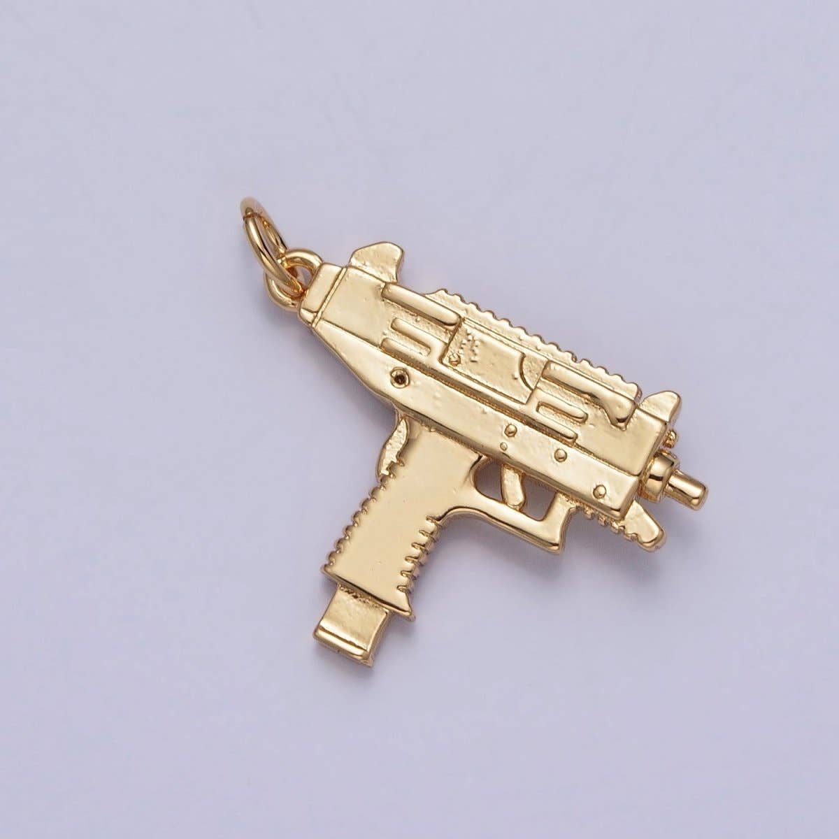 Aim Eternal - Wholesale Individual Charm/Pendant - Gold Hot Glue Gun Arts And Craft Tool Charm | X-1430