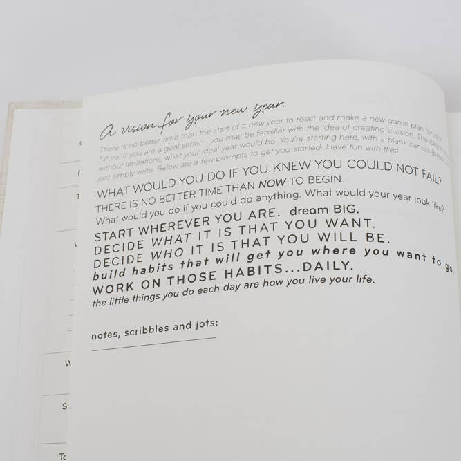 Wrinkle & Crease Paper Products - Wholesale Planner - 2026 Planner (Oatmeal Linen)8