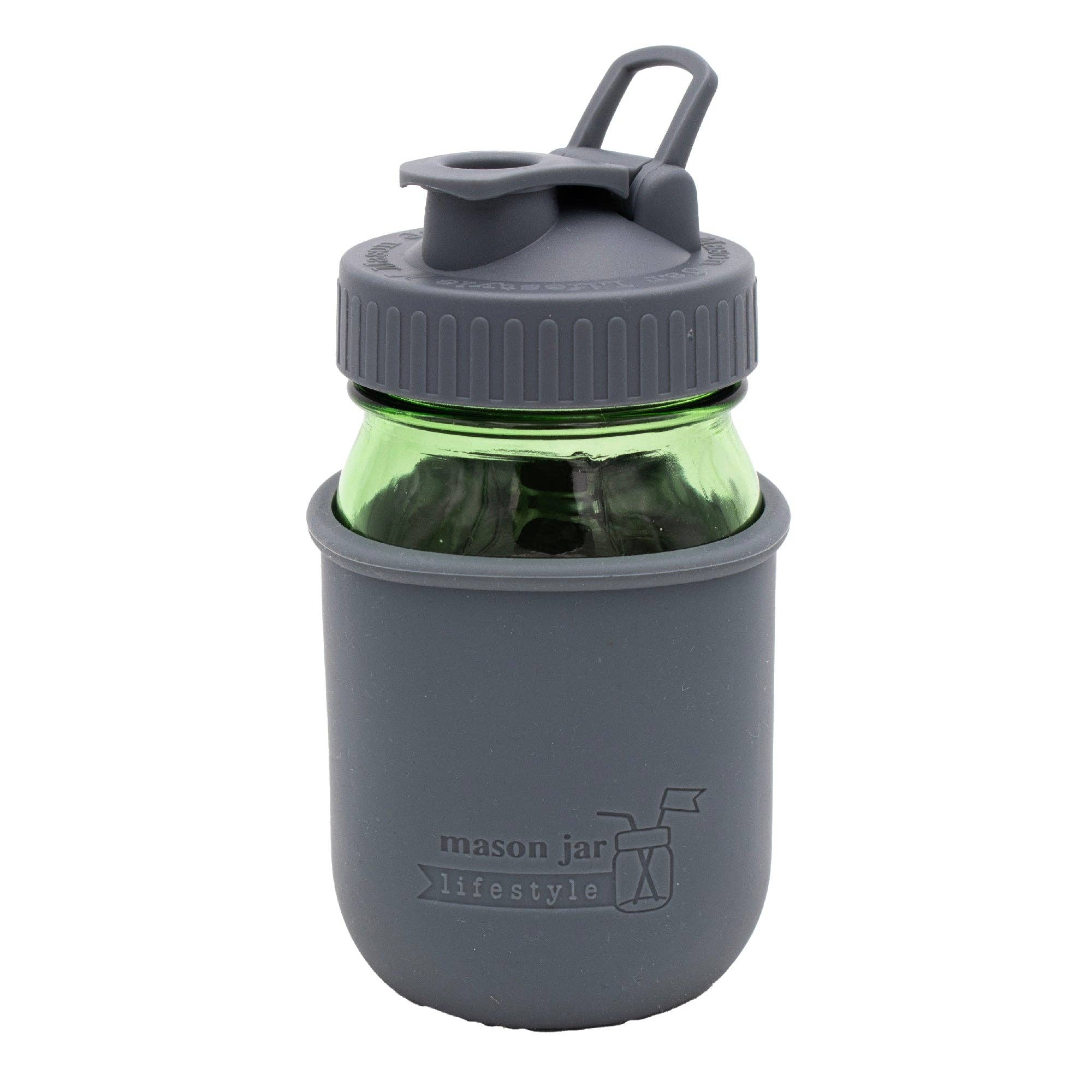 Mason Jar Lifestyle - Wholesale Drink Huggers & Koozies - Silicone Sleeve for Regular Mouth Pint 16oz Mason Jars6