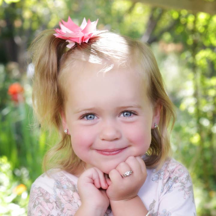 Cherished Moments - Vente Anneau/bague à empiler - Bague de naissance en forme de cœur en argent sterling pour fille, 12 pièces Set6