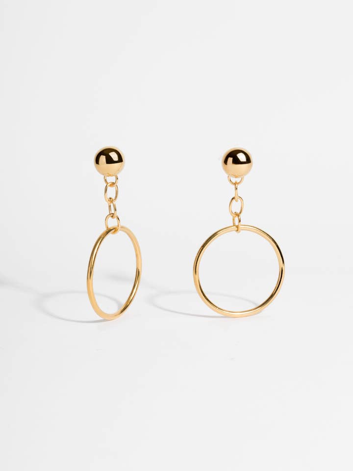 374523 - Goldene Cerezo-Ohrringe für den Großhandel von Daniel Espinosa Jewelry