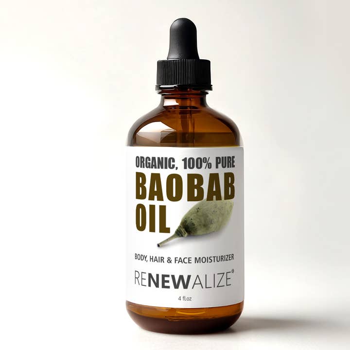 Certified Organic Baobab Oil Hair Hot Oil Treatment | 4 oz for wholesale by Renewalize