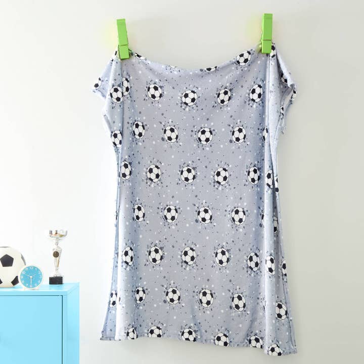 Football Throw by Bedlam in Grey 120 x 150cm for wholesale by UW Home