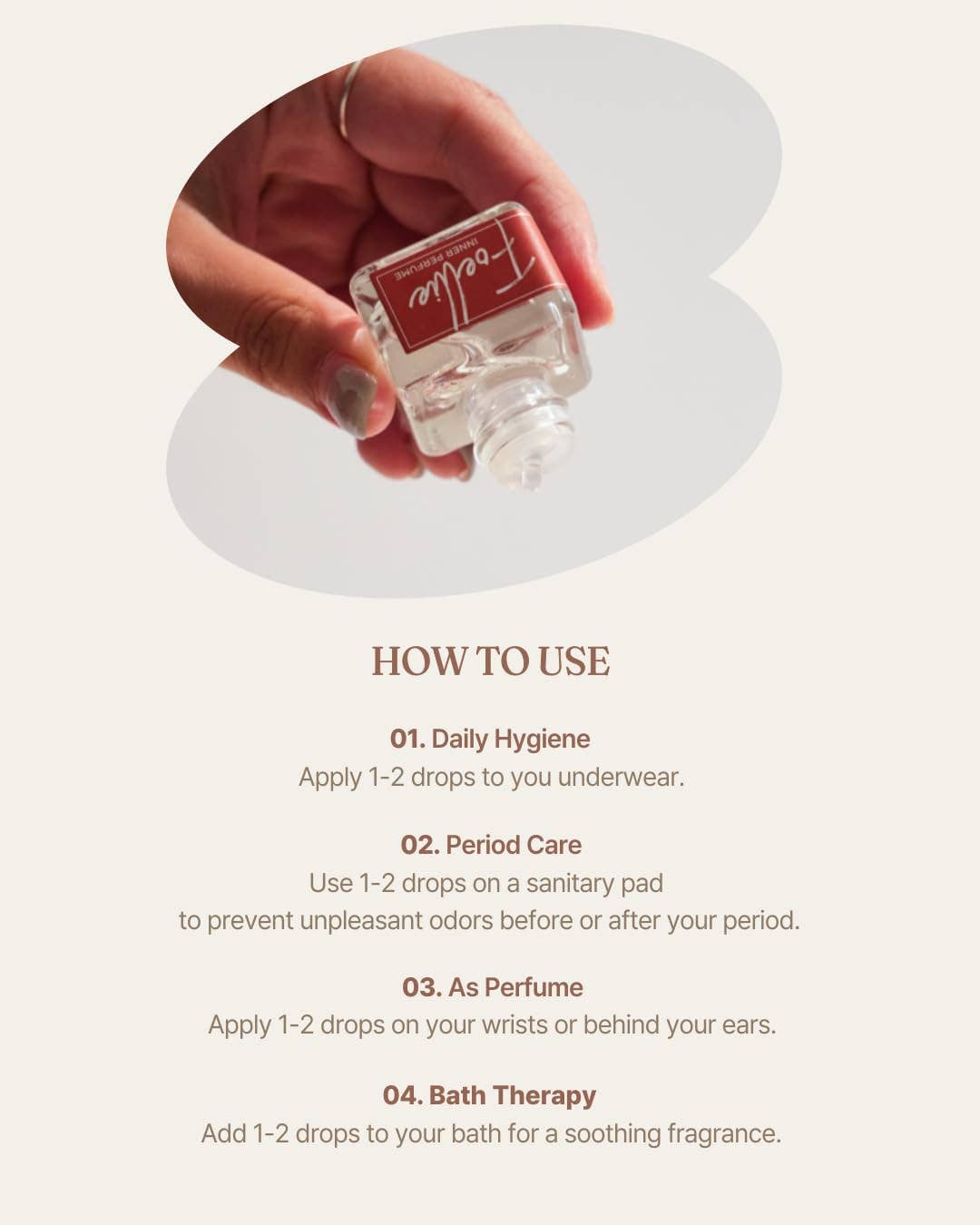 Glowiss – Perfume/Eau de Toilette por atacado – FOELLIE eau de Bijou Perfume de Beleza Feminina para Roupa Interior 5ml3