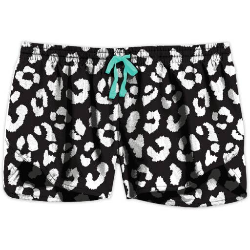 SC Southern Shorts- Black/White Leopard for wholesale on Faire
