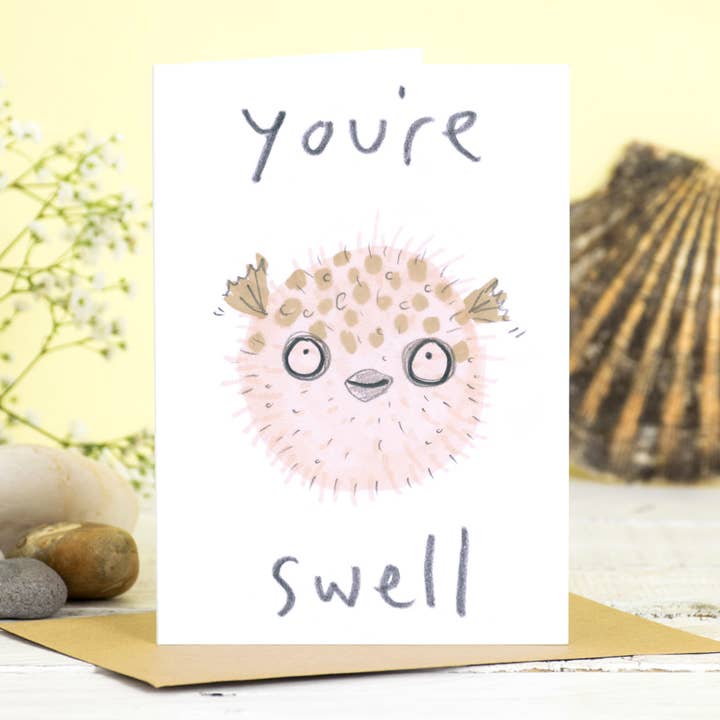 You're Swell Card for wholesale by Jo Clark Design