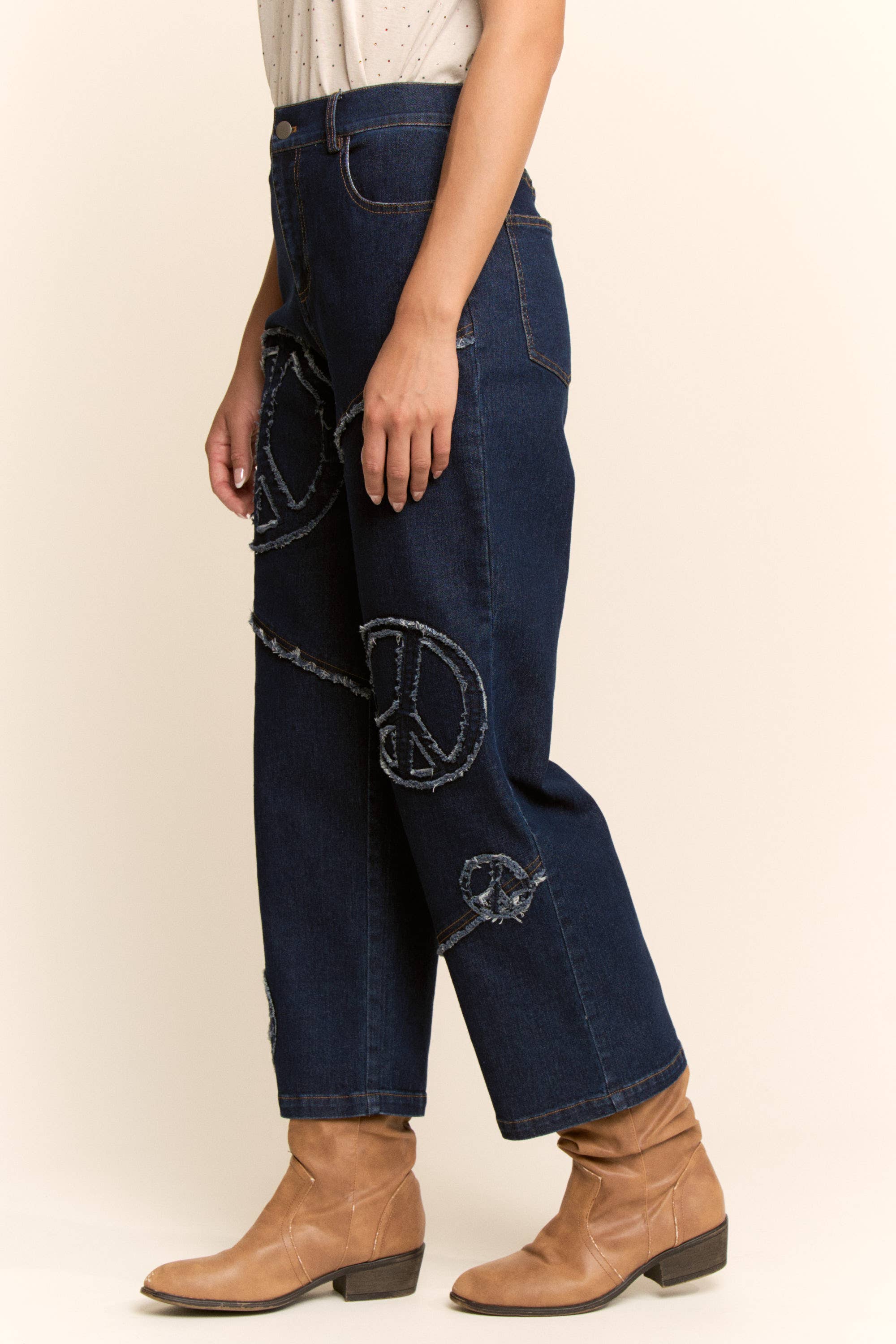 Davi & Dani – wholesale Byxor - Dam – DENIM RAKA BYXOR MED LITE STRETCH14
