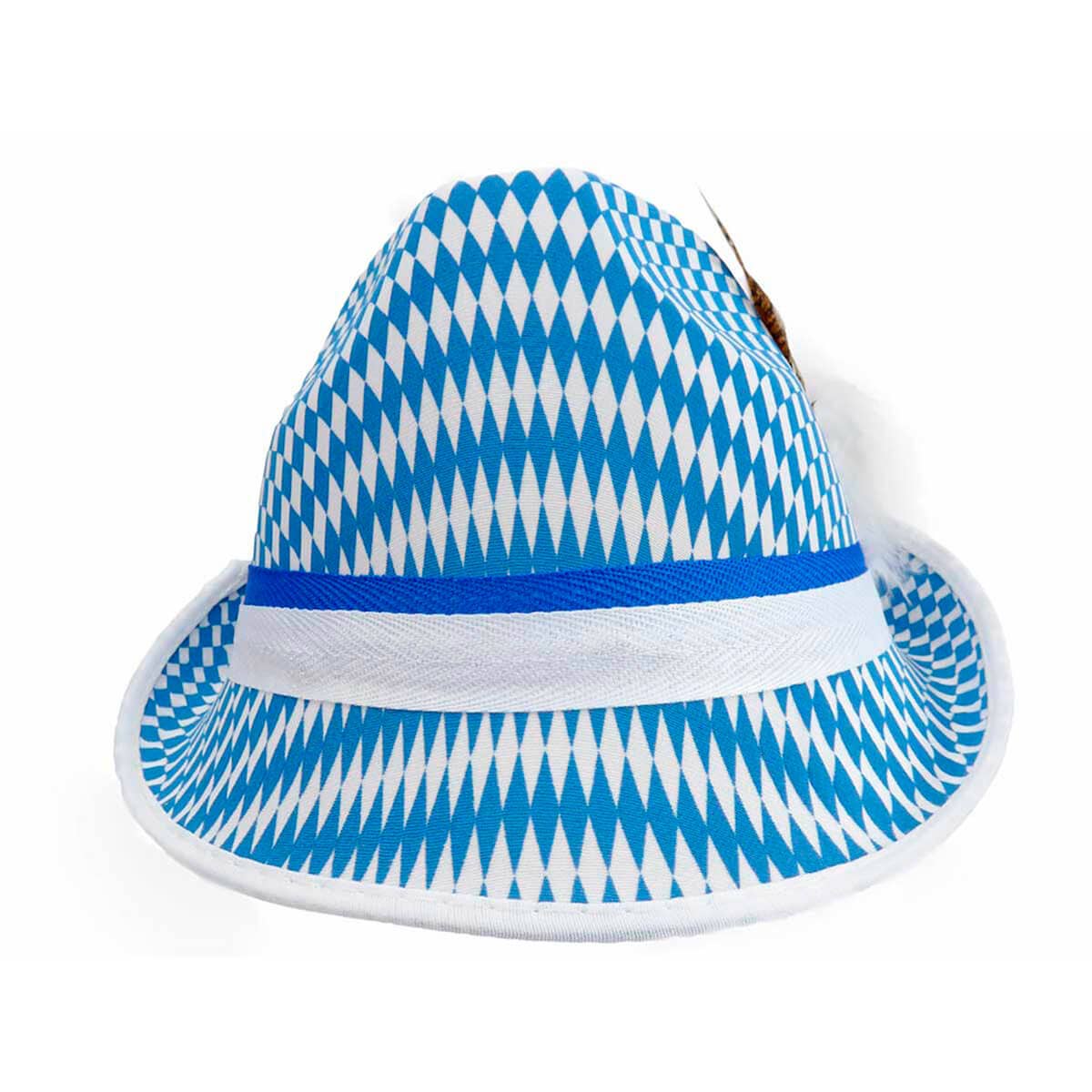 European Heritage Gifts - Wholesale Fedora - Unisex - Bavarian Checkered Fedora Oktoberfest Hat6