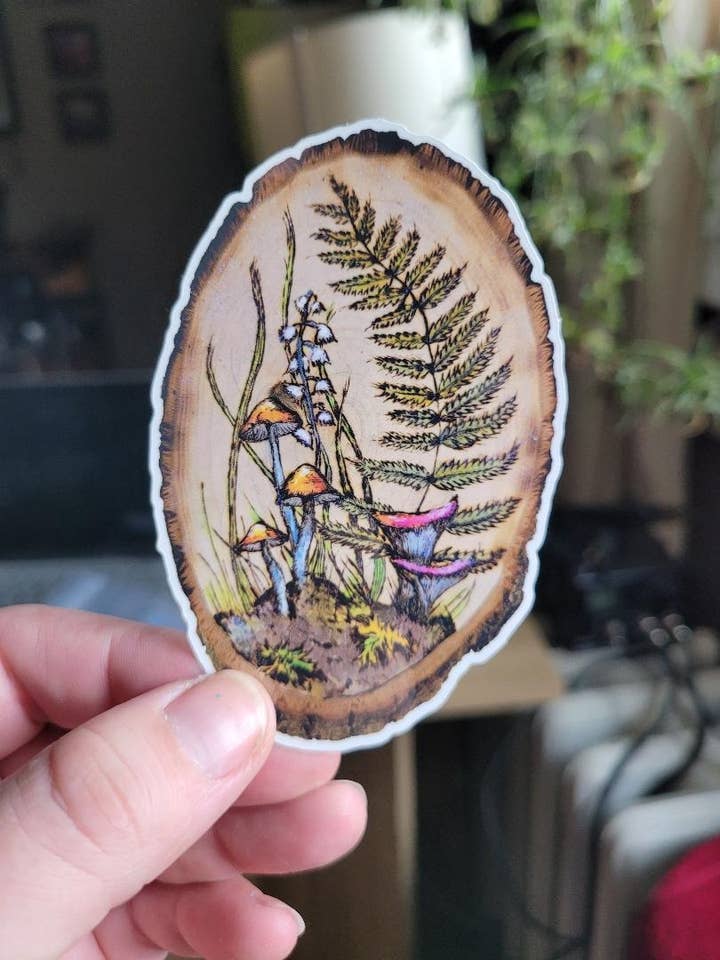 Forest Floor Vinyl Sticker for wholesale by Bear & Buffalo