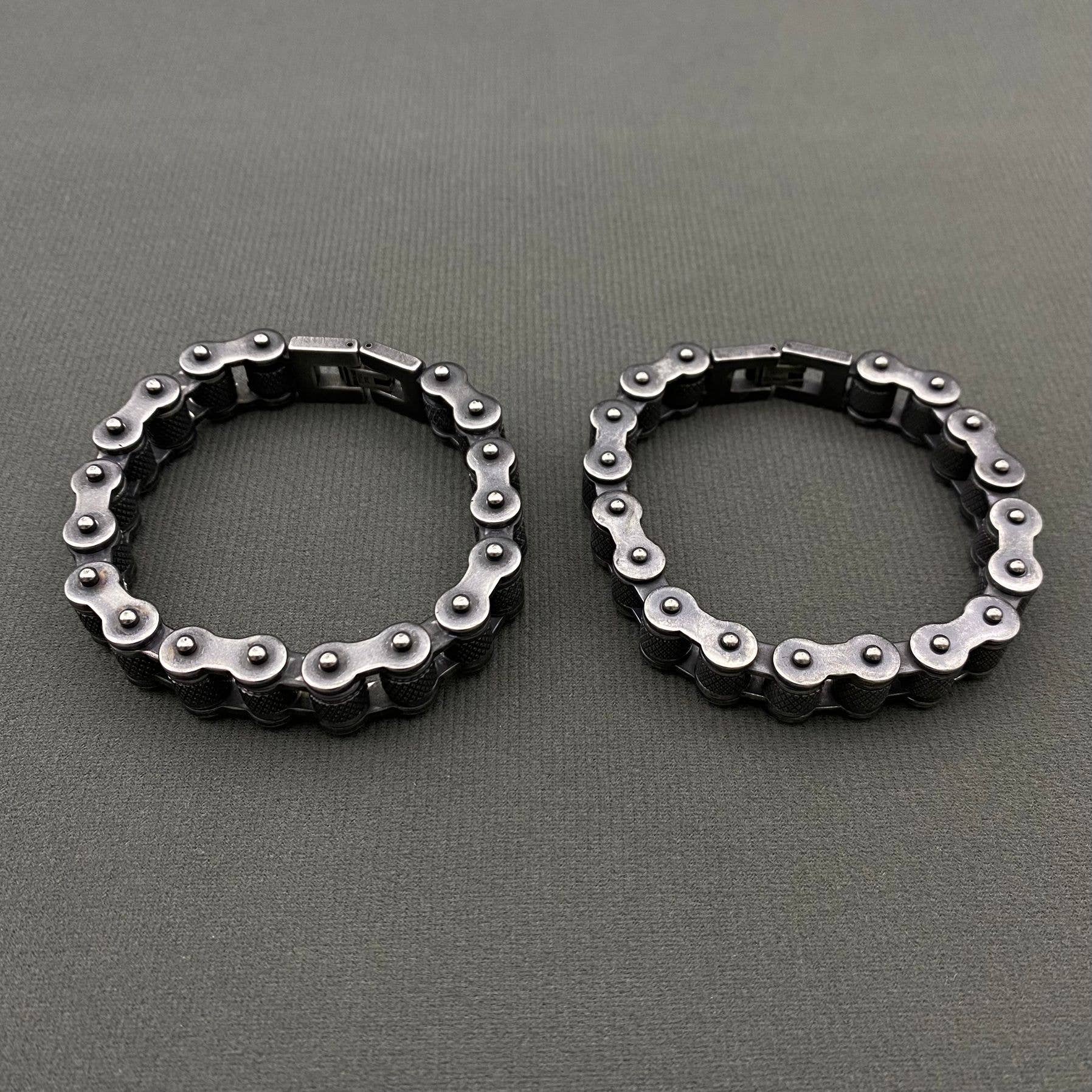 Mio Queena - Wholesale Cuff Bracelet - Bicycle Chain Design Men's Stainless Steel Bracelet - MJ/BC6