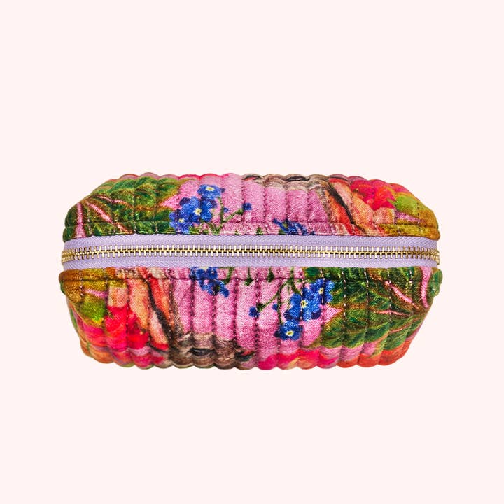 Powder Design inc - US - Wholesale Toiletry Bag - Women's - Small Quilted Vanity Bag - Whimsical Woodland3
