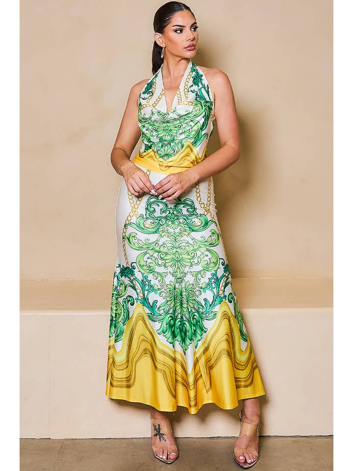 Her Bottari - Wholesale Top & Skirt Set - Women's - BS4313-SET_Cowl Neck Skirt Set