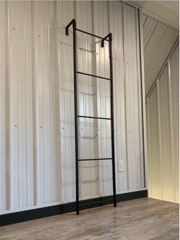 The Hal Standing Mounted Blanket Ladder for wholesale by Industrial Farm Co